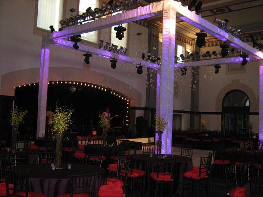 Dance floor at the Oklahoma Jazz Hall of Fame, perfect for the most special occasions.