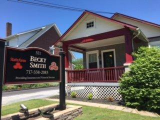 Becky's office, a Craftsman home built in 1932 in Historic Gettysburg.