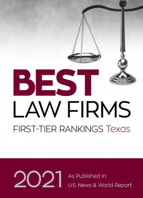 QLG has been recognized by U.S. News and World Report BEST LAW FIRMS First-Tier Rankings in Texas.