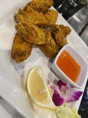 Crispy chicken wings