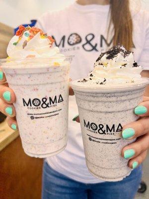 Cookies and Cream Milkshake, Fruity Pebbles Milkshake