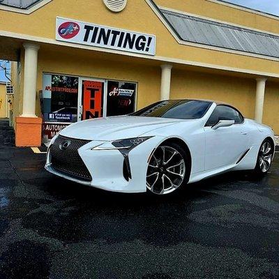 Lexus LC 
Nano-Ceramic Film
Highets heat reduction 
Call us today 772 2208785