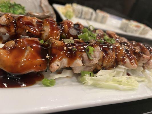 Grilled chicken yakitori