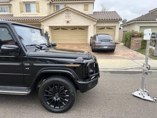 Mercedes GWagon Windshield Replacement & Calibration