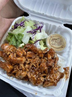 Chicken Breast Teriyaki (White Meat) (Spicy) one Combo Plate with 1 Item