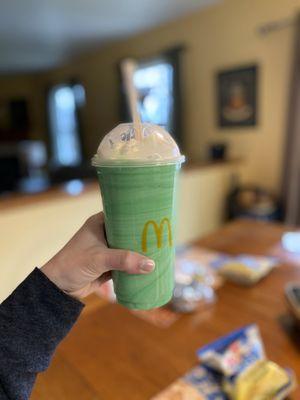 Shamrock Shake for St. Patty's Day