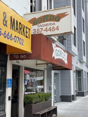 Exterior of Gordo Taqueria