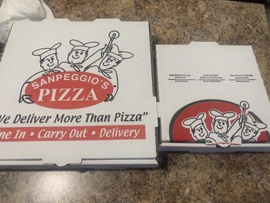 Pizza boxes