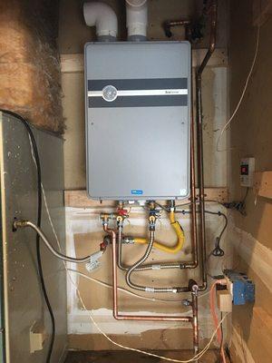 El Sobrante Rheem tankless install