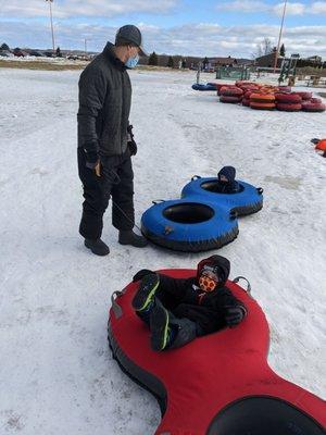 In line for the tow rope! 3/6/21