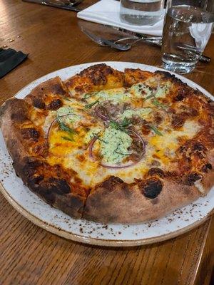 Sausage and fennel Pizza