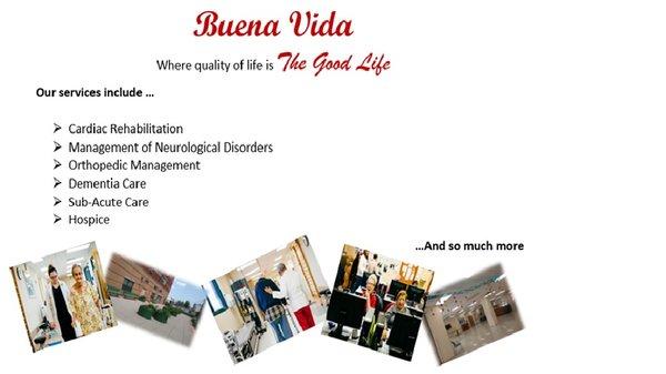 Buena Vida Continuing Care and Rehabilitation Center