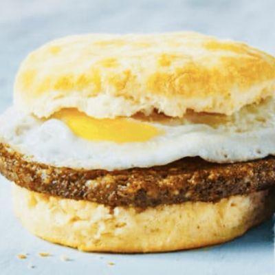 Sausage And Egg Biscuit