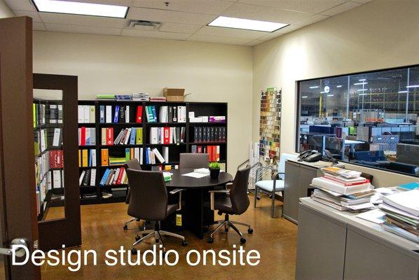 Our design studio.