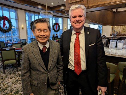 Dad with High Point Country Club President/CEO Cliff Mann.