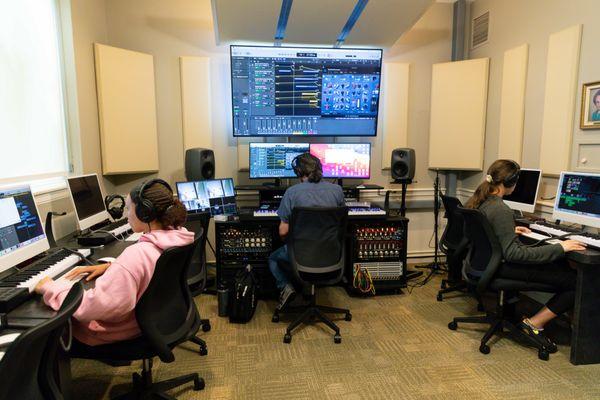 Community Music School offers a state-of-the-art recording studio and learning lab.