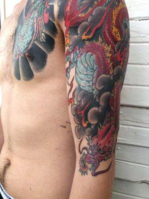 Japanese 1/2 Sleeve by Bender Friis-Pettitt