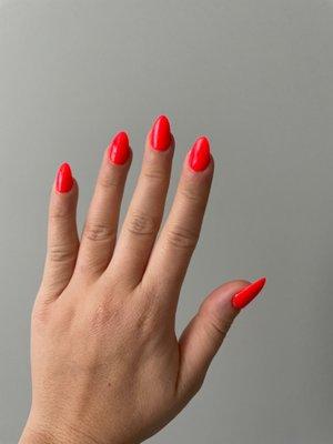 SNS powder dip manicure