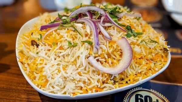 Rajugari Royyala (Shrimp) Fry Biryani