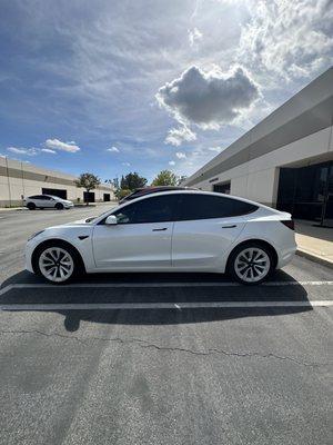 Tesla Model 3 Tinted Windows