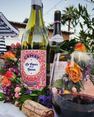 Gamay and flowers