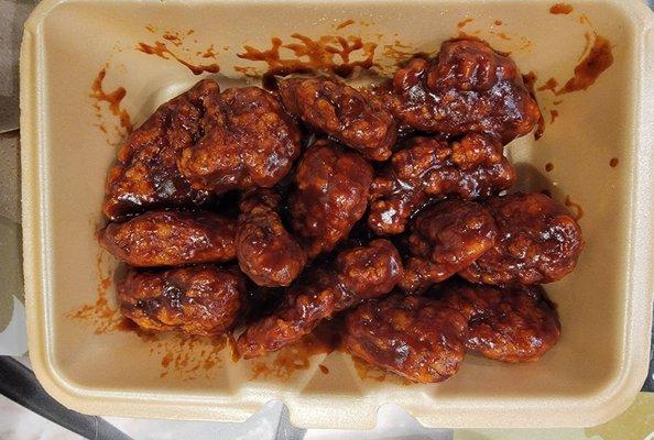 15 piece boneless BBQ wings