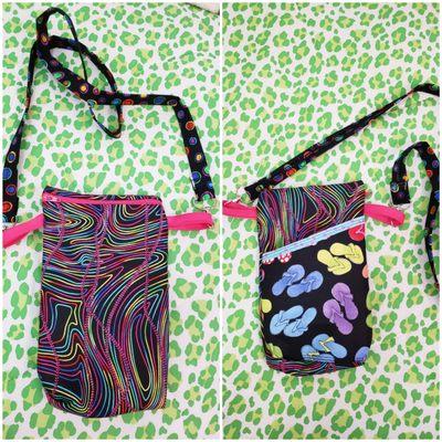 Crossbody Purse made in Pudding Serger Class in August 2021