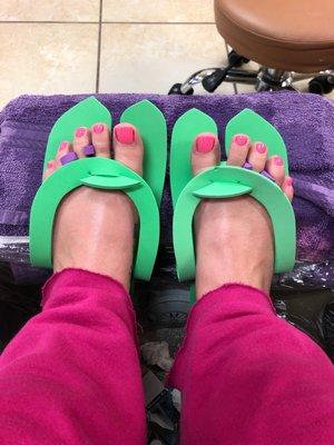 Awesome "basic" pedicure!