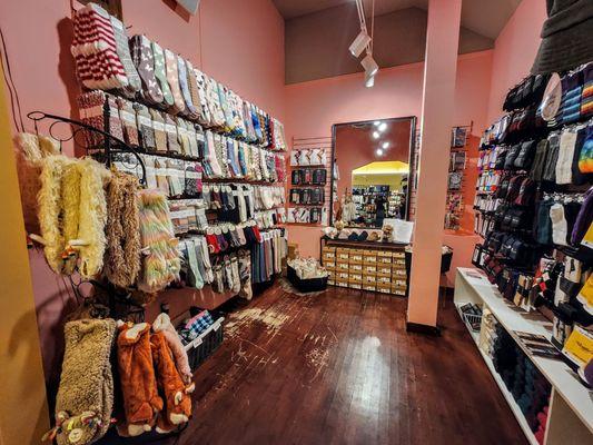 Tights and slipper socks room