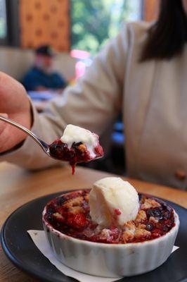 Mixed berry with cream cheese gelato