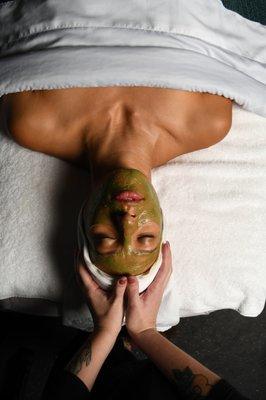 Enjoy signature massage techniques along with your facial at Sanctuary Spa Houston.