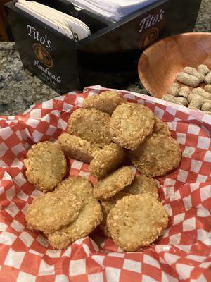 No longer homemade potato pancakes. Now they taste like generic tater tots :(