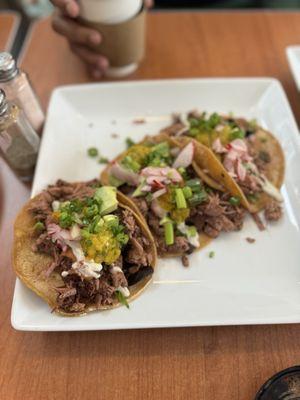 Peach Habenaros Tacos