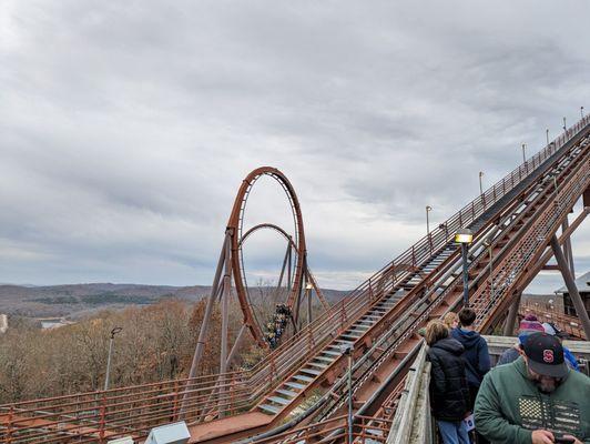 Wildfire roller coaster