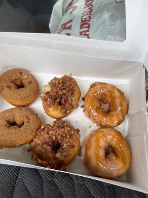 Churro, Maple and Bacon & Salted Caramel.  Try and stop yourself from eating them all.