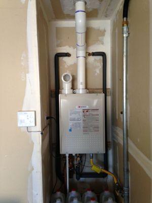 TANKLESS water heater