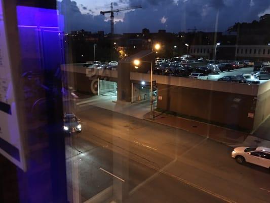 Avoid walking in front of the parking garage entrance for this police department they speed out of it recklessly and without warning.