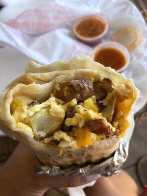 Burrito Bacon Breakfast