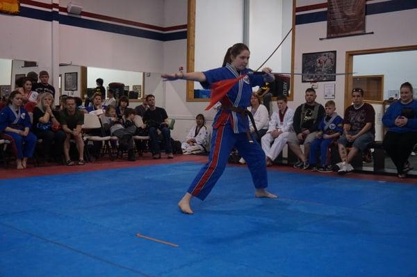 Our students participate in traditional weapons martial arts at tournaments throughout Utah.