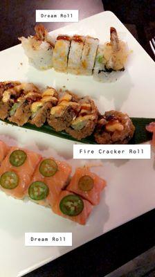 Dream Roll Fire Cracker Roll