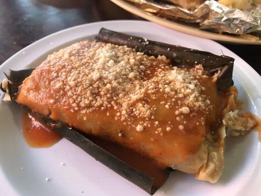 Tamale de chiplin - so good!