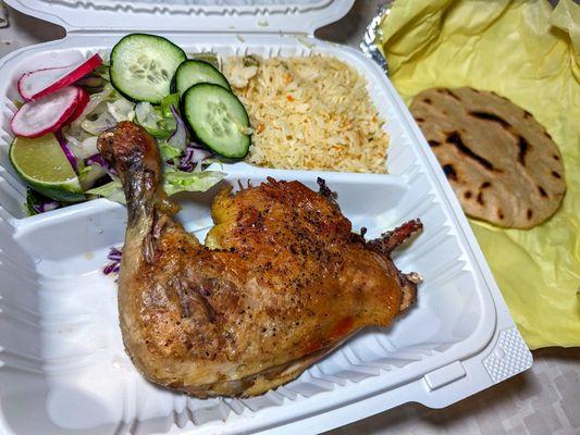 pollo asado (grilled chicken) $16