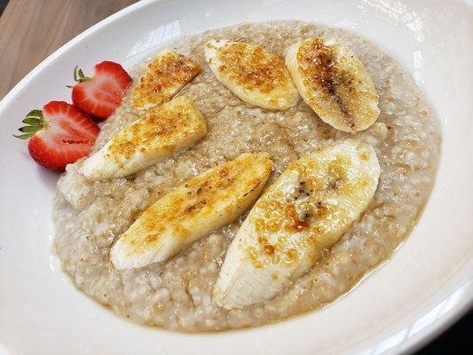 Oatmeal brulee for breakfast