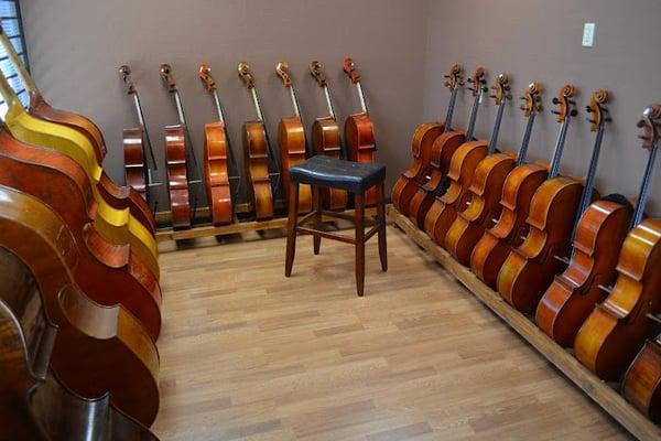 Cello and Bass Showroom