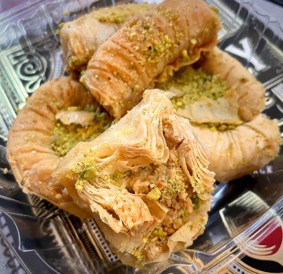 A selection of baklava