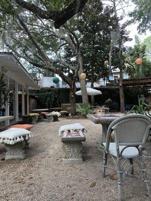 Tranquil back patio