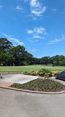 The putting green