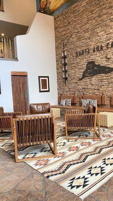 A sitting area in the hotel