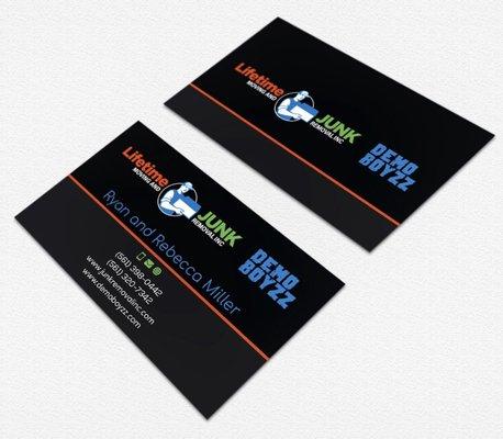 New business cards for this Palm Beach County power couple!