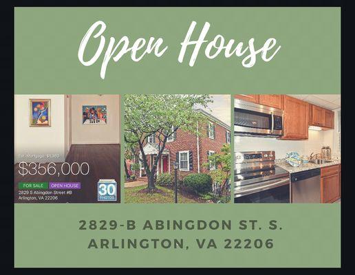 OPEN HOUSE - Sunday,6/10 2pm-4pm